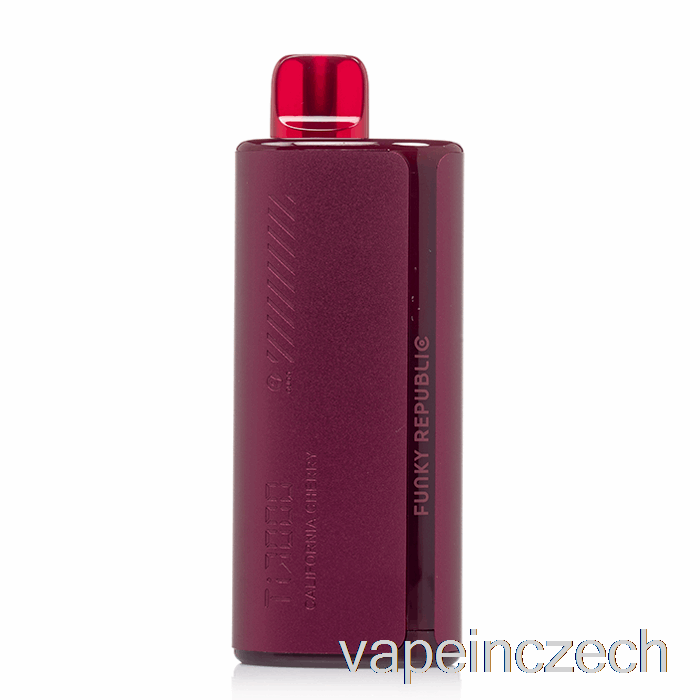 Funky Lands Ti7000 Jednorázový Kalifornský Cherry Vape Bez Nikotinu